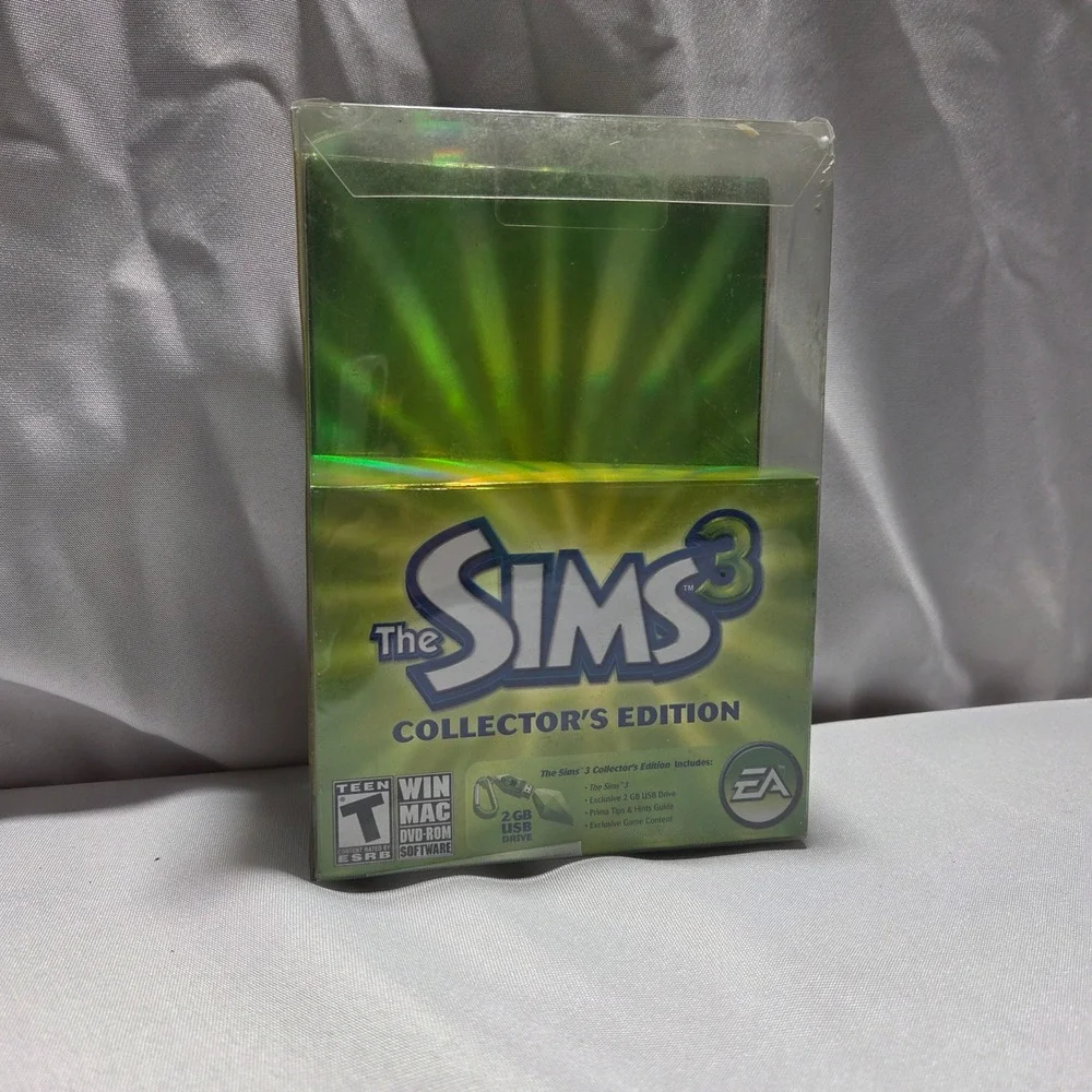 The Sims 3 Collector's Edition PC Mac 2009 EA‎ Games Holographic Box Missing USB
